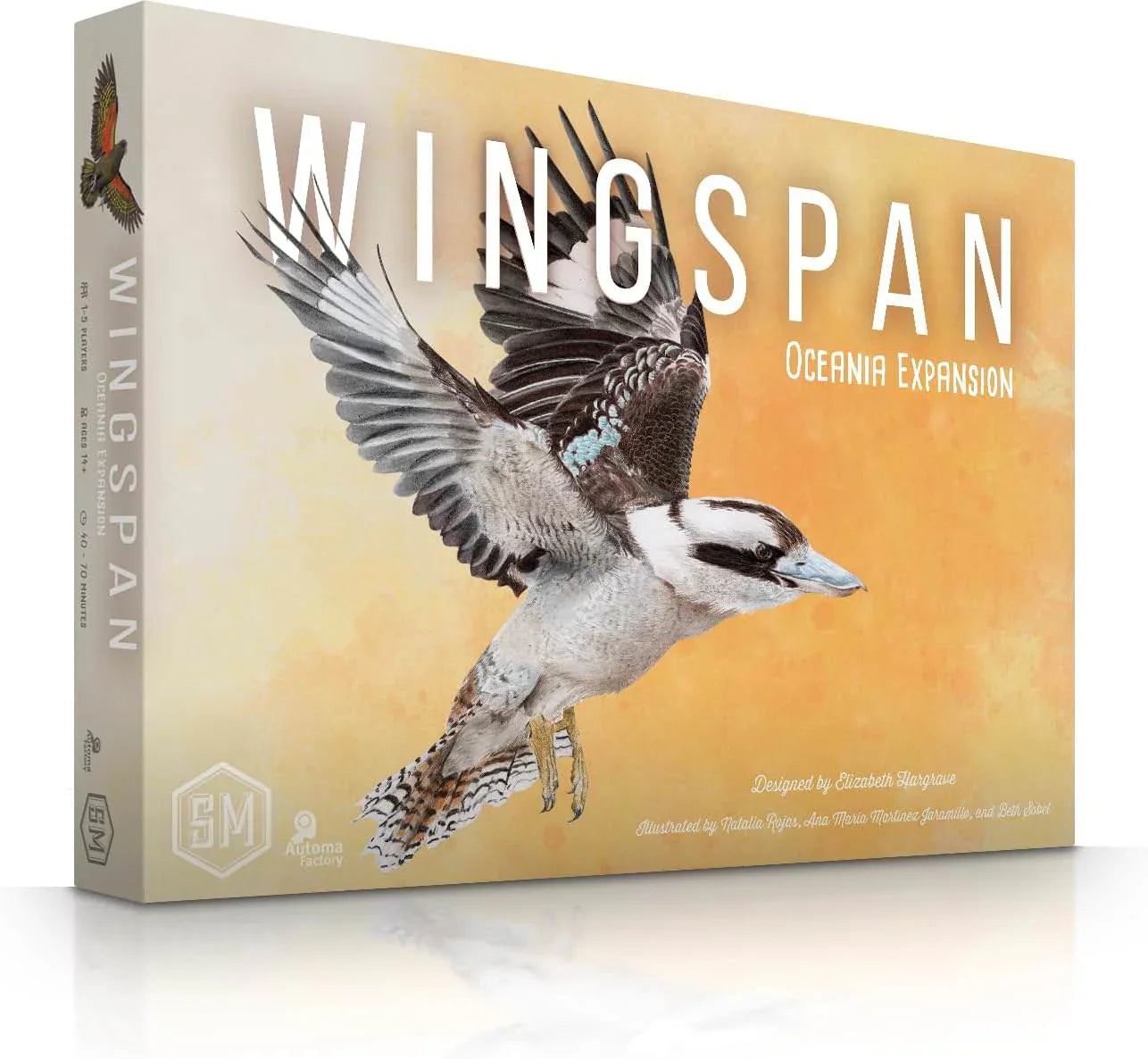 ボードゲーム Wingspan Oceania Expansion Wingspan ブランド 鳥カード95枚入り 新規ユニークデザイン黄色卵ミニチュア15個 蜜トークン69個 新ゲームメカニクス5枚プレイヤーマット ボーナスカード5枚 食料ダイス5個