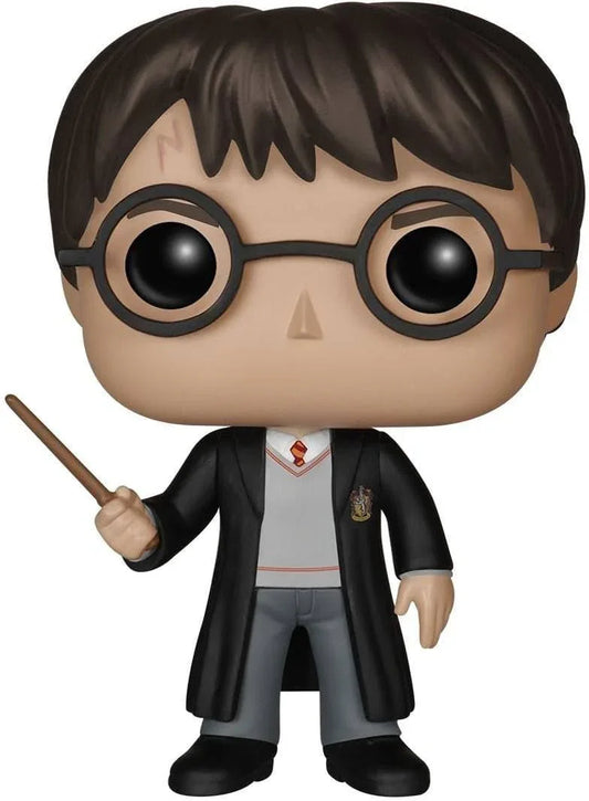 フィギュア Funko Pop! ハリーポッター 01 ハリー・ポッター コレクション ファンコ 映画シリーズ ホグワーツ制服 グリフィンドールマフラー 雷型傷跡 魔法杖 シークレットシーカー 魔法キャラクター 約9.5cm