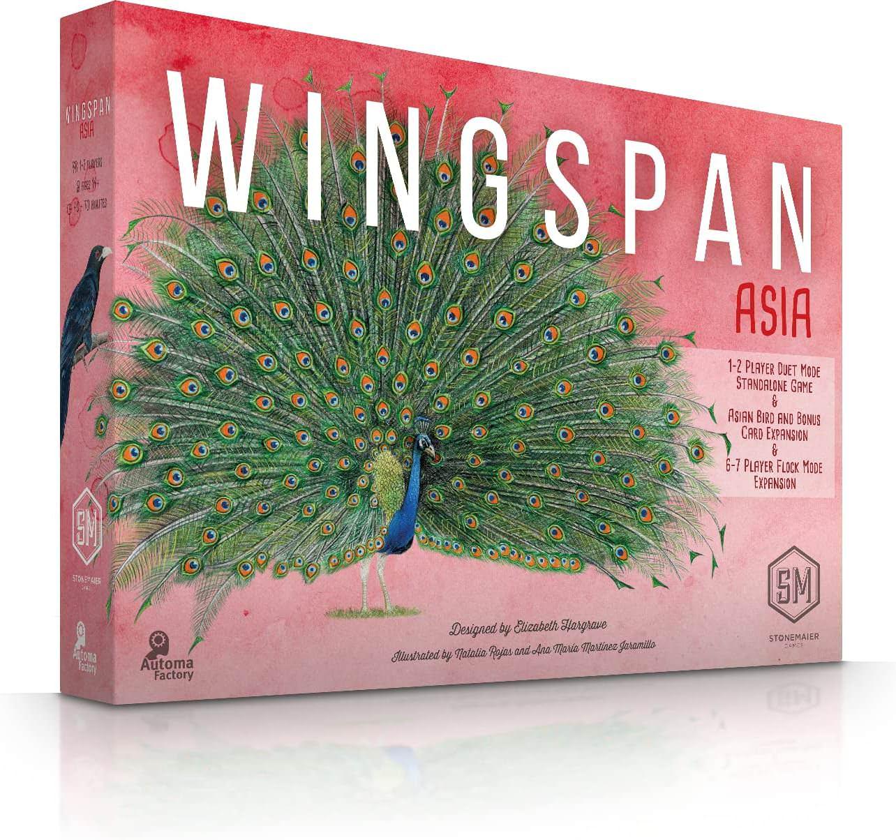 ボードゲーム Wingspan Asia Wingspan スタンドアロン対応 1-7人用 デュエットモード フロックモード ソロプレイ可能 豊富な鳥カードとボーナスカード 経済戦略教育テーマ 鳥類コレクション拡張