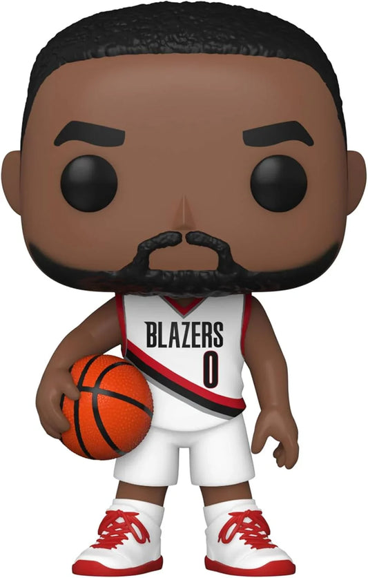 フィギュア FUNKO POP NBA ダミアン リラード 155 ポートランド トレイルブレイザーズ バスケットボール チーム ユニフォーム 正規ライセンス アイテム 高さ約9.5cm 公式グッズ コレクション デフォルメ スタイリッシュモデル 完成品