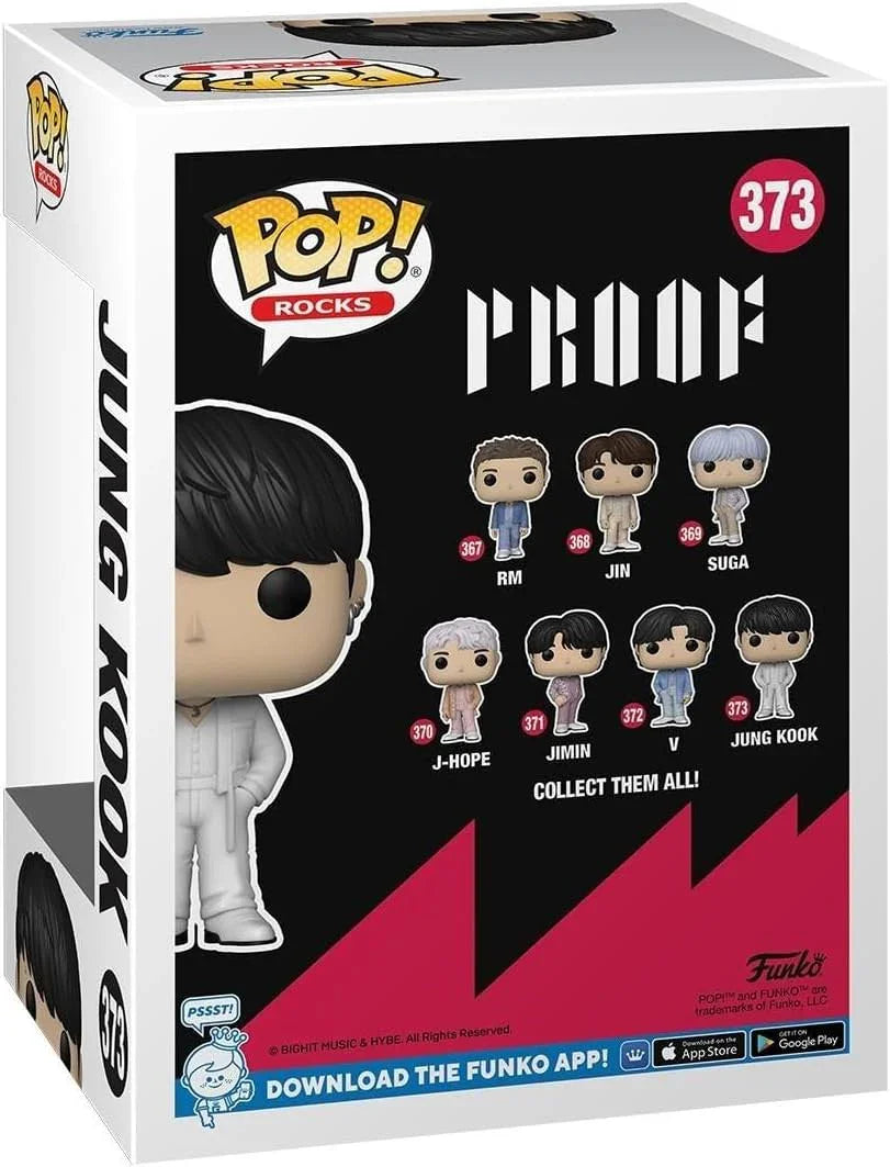 フィギュア Pop Rocks BTS Jung Kook ポップ ロックス ジョングク Funko 防弾少年団 BTS 7人組ボーイバンド 韓国人気グループ 3.75インチ デフォルメスタイル 世界的アーティスト 精密振付 展示可能 コレクション ARMYファン向け