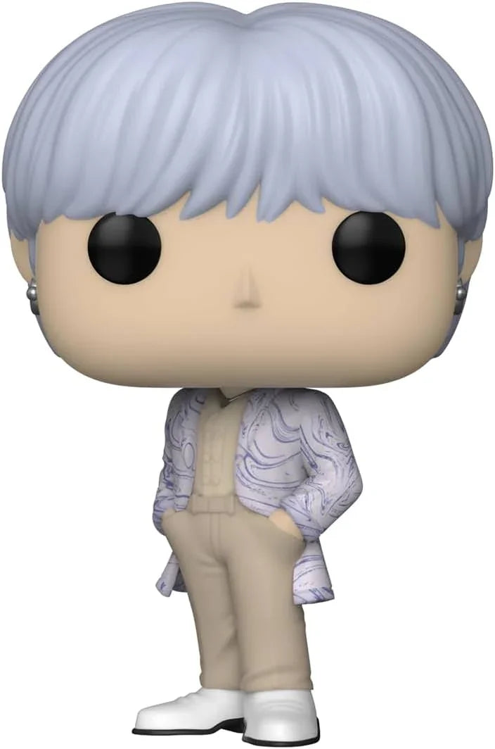 Funko Pop! Rocks BTS ー Suga #369 3.75 Inch Action Figure BTS SUGA フィギュア コレクション グローバル音楽グループ プロデューサー ラッパー 作詞作曲家 紫色ジャケット