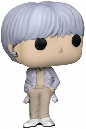 Funko Pop! Rocks BTS ー Suga #369 3.75 Inch Action Figure BTS SUGA フィギュア コレクション グローバル音楽グループ プロデューサー ラッパー 作詞作曲家 紫色ジャケット