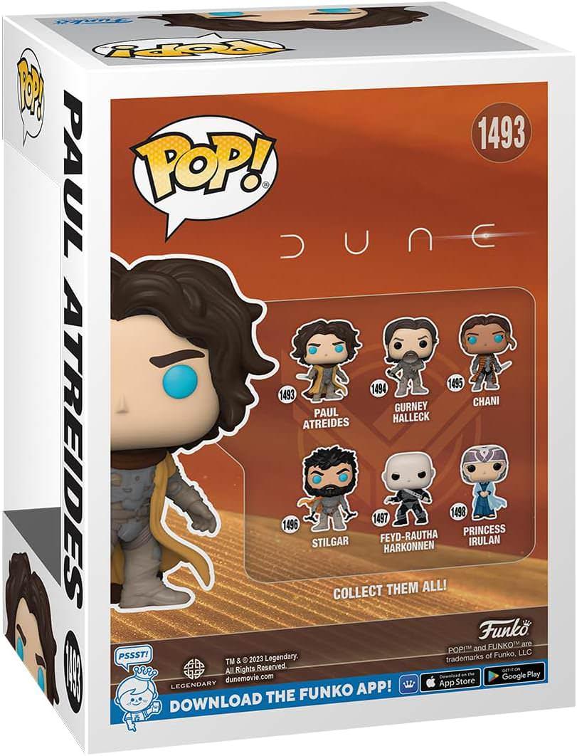 フィギュア POP Movies Dune 2 ポール・アトレイデス Funko フランク・ハーバート原作 映画2024年公開 ティモシー・シャラメ演技 宇宙叙事詩 SFコレクション アラキス砂の惑星 フレメン族救世主 高さ約9.5cm