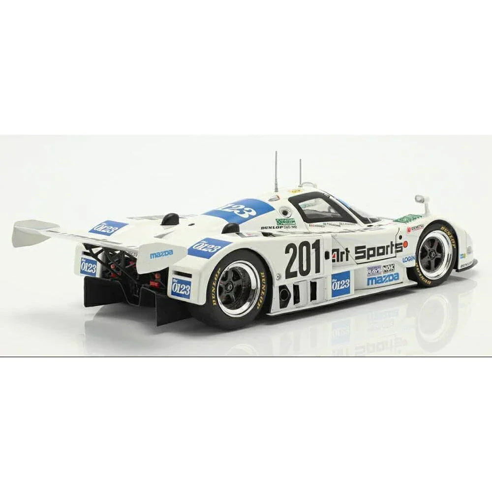 アウトレット品 ミニカー マツダ787 ルマン24時間レース 1990年出場モデル CMR社 1/18スケール 精巧再現 アートスポーツカラーリング 流麗ボディライン 特徴的エアロパーツ スポンサーロゴ ヘッドライト 空力パーツ ホイール 緻密作り込み インテリア精密