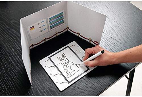 パーティーゲーム Picassimo Haba 描画と推理を組み合わせた新感覚アートゲーム 芸術的センス不要 3ー6人用 約30分 プレイ時間 8歳以上対象 900単語含む150枚カード 消去可能描画ボード 変換カード搭載 家族団らん