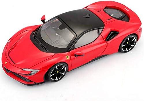 アウトレット品 ダイキャストモデルカー フェラーリ SF90ストラダーレ 1 24スケール ロッソコルサ レッド フェラーリ ハイブリッドスーパーカー 最新技術搭載 高精度ディテール 再現 インテリア表現 コレクション向け 高速走行性能