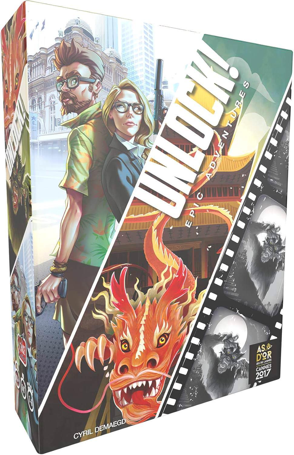 テーブルゲーム Unlock Epic Adventures アップキープ 脱出ゲーム スマホ連動 協力型カードゲーム 謎解き推理 パズル家族友人パーティゲーム 対象年齢10歳以上 プレイ1から6人 60分から90分の新感覚アドベンチャー