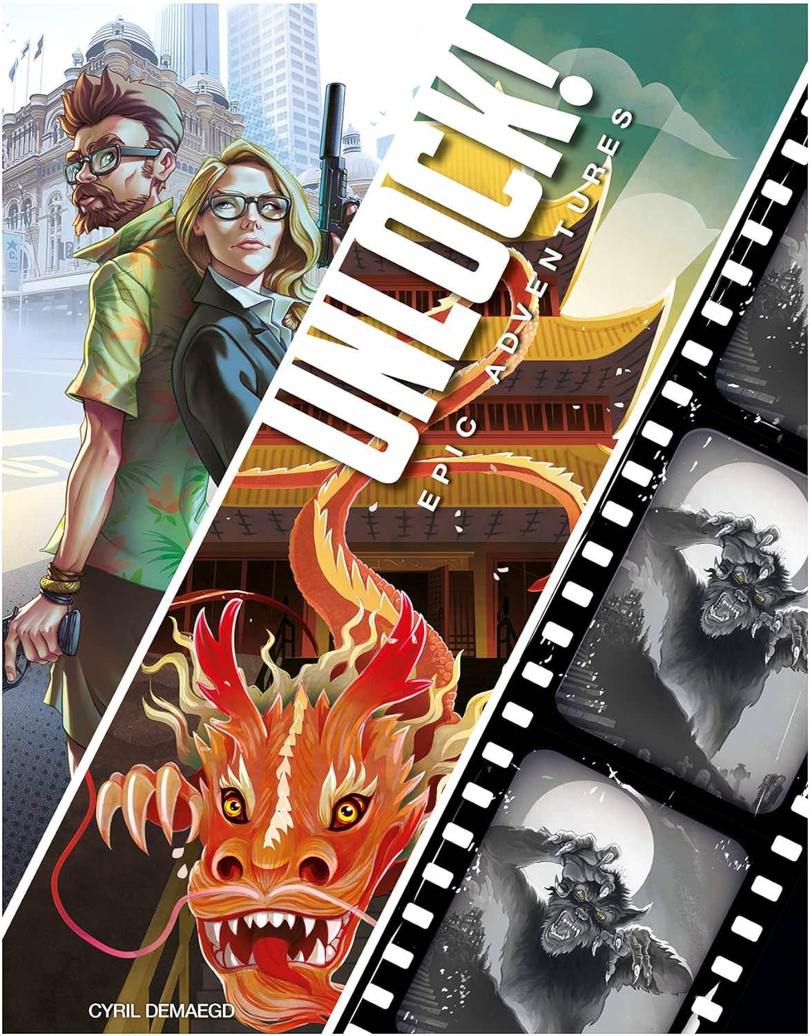 テーブルゲーム Unlock Epic Adventures アップキープ 脱出ゲーム スマホ連動 協力型カードゲーム 謎解き推理 パズル家族友人パーティゲーム 対象年齢10歳以上 プレイ1から6人 60分から90分の新感覚アドベンチャー