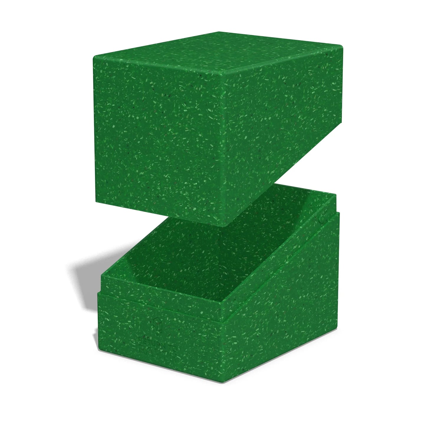 トレーディングカードケース Ultimate Guard RTE Boulder 133+ Green 環境に配慮した収納 大容量最大133枚収納可能 高耐久安全閉鎖システム モジュラー設計 FSC認証パッケージ ドイツ製 高品質TCGデッキ保護用ケース 87%再生資源使用