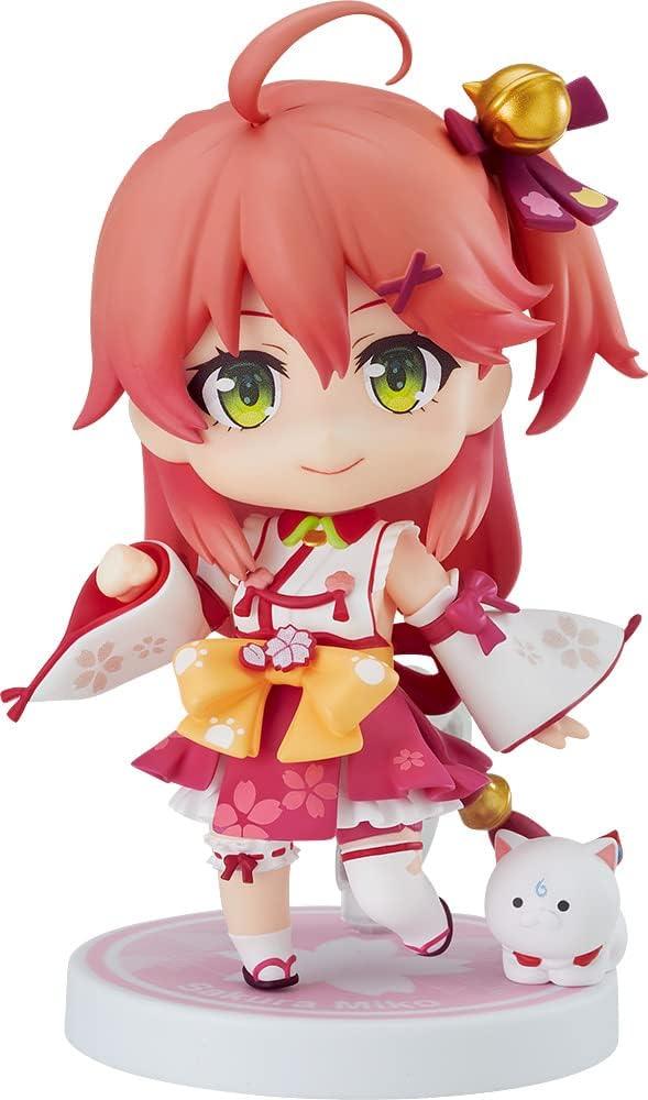 フィギュア ねんどろいど さくらみこ ホロライブプロダクション 電脳巫女 エリート巫女 かわいいポンコツ表情豊富豊富なオプションパーツ 式神金時35Pマスコットホロベイビーボディ 手作業塗装細部までこだわり VTuber文化 エンタメ