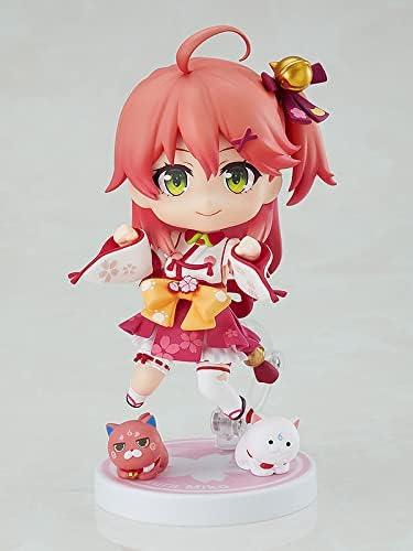 フィギュア ねんどろいど さくらみこ ホロライブプロダクション 電脳巫女 エリート巫女 かわいいポンコツ表情豊富豊富なオプションパーツ 式神金時35Pマスコットホロベイビーボディ 手作業塗装細部までこだわり VTuber文化 エンタメ