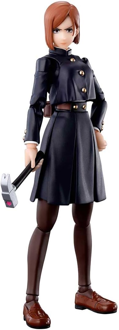 可動フィギュア 呪術廻戦 釘崎野薔薇 S.H.Figuarts Bandai Spirits 交換用表情パーツ全4種類 ハンマー 交換用手首パーツ 精密造形 可動域 呪術師 芻霊呪法