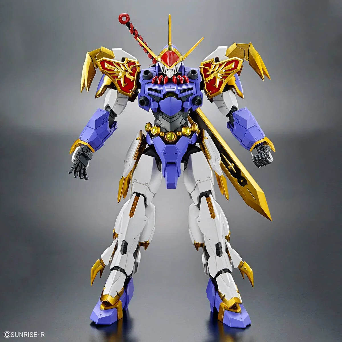 プラモデル HG Amplified IMGN 竜神丸モデルキット バンダイ 魔神英雄伝ワタル伝説の魔神ドラゴンモチーフ赤白金色剣165mm肩アームガントレットギミック高可動接着剤不要初心者向け