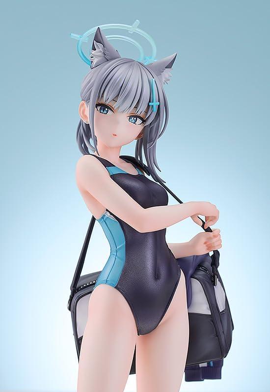 フィギュア ブルーアーカイブ 砂狼シロコ 1/7スケール 水着ver グッドスマイルカンパニー PVC素材 約25cm 高品質 緻密造形 精細塗装 人気キャラクター 夏のサバイバル姿 寡黙で行動派 対策委員会メンバー アビドス高等学校 釣りと冒険