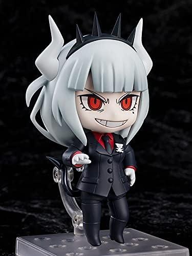 フィギュア Good Smile Helltaker ルシファー ねんどろいど 地獄のCEO 鋭い笑顔 得意げ 怒り表情 パンケーキ ワイングラス フォーク ナイフ 多彩差し替えパーツ ABS PVC 可動 高品質塗装 コレクション拡充 並行輸入品