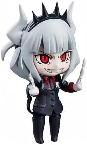 フィギュア Good Smile Helltaker ルシファー ねんどろいど 地獄のCEO 鋭い笑顔 得意げ 怒り表情 パンケーキ ワイングラス フォーク ナイフ 多彩差し替えパーツ ABS PVC 可動 高品質塗装 コレクション拡充 並行輸入品