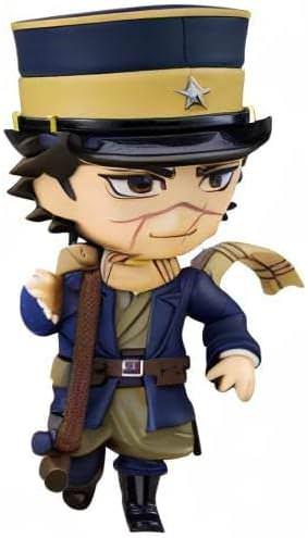 フィギュア ゴールデンカムイ 杉元佐一 ねんどろいど グッドスマイルカンパニー PVC製 三八式歩兵銃 味噌 リスの脳みそ 3種表情パーツ 可動ボディ 約10cm 元日露戦争兵士 不死身の杉元 強靭な肉体 戦友の妻の治療費を稼ぐ