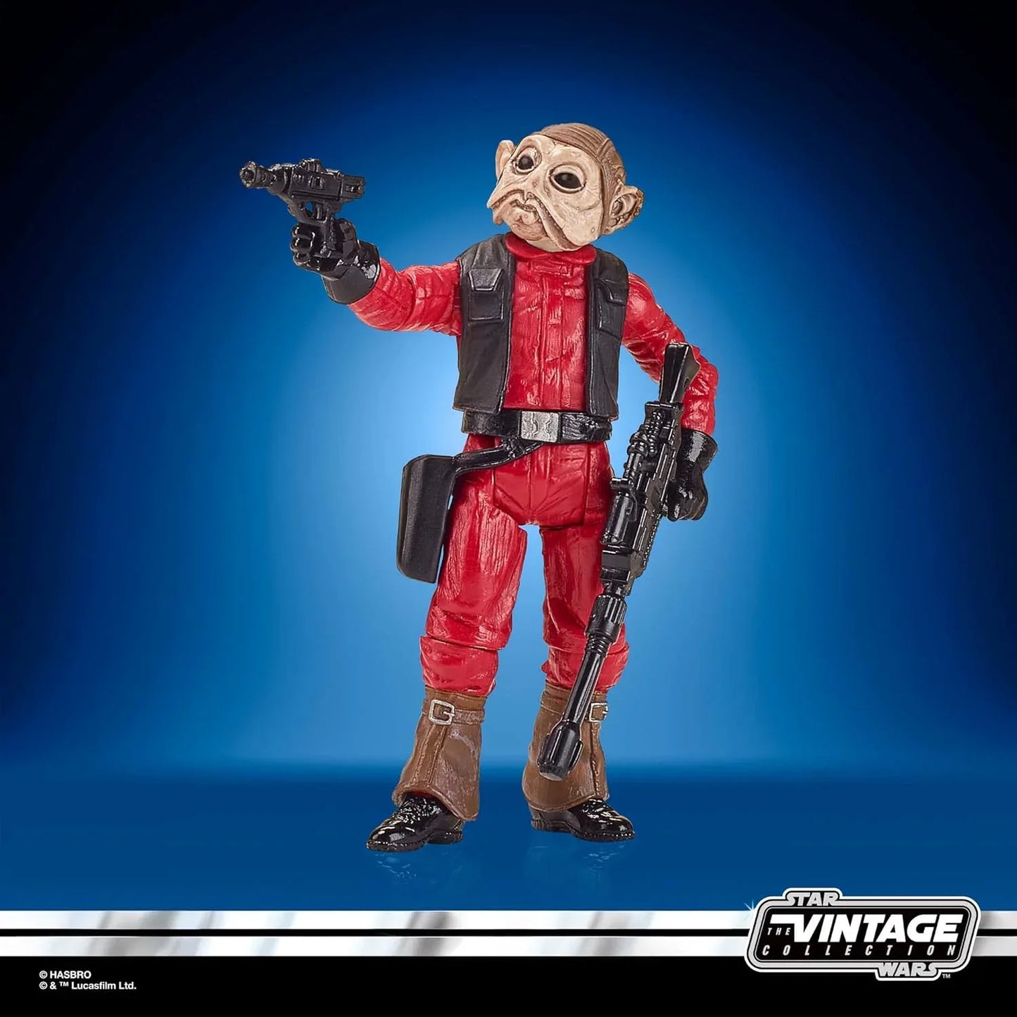 アクションフィギュア Star Wars The Vintage Collection ナイン ナン Hasbro 高品質 3.75インチ 9.5cm 可動式ボールジョイント 首 肩 ひじ 膝 足首 前腕 スイベル 腰 股関節 ブラスター ライフル 武器セット ヴィンテージスタイル