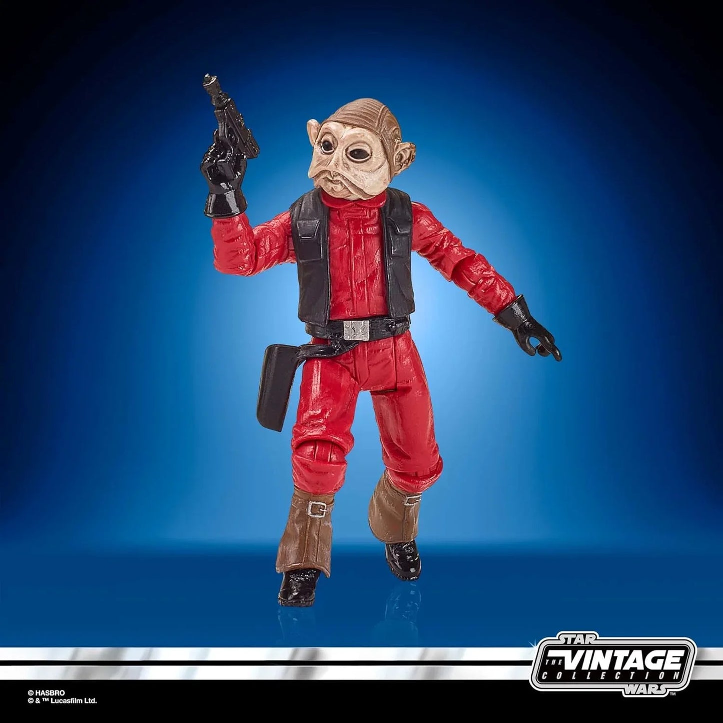 アクションフィギュア Star Wars The Vintage Collection ナイン ナン Hasbro 高品質 3.75インチ 9.5cm 可動式ボールジョイント 首 肩 ひじ 膝 足首 前腕 スイベル 腰 股関節 ブラスター ライフル 武器セット ヴィンテージスタイル