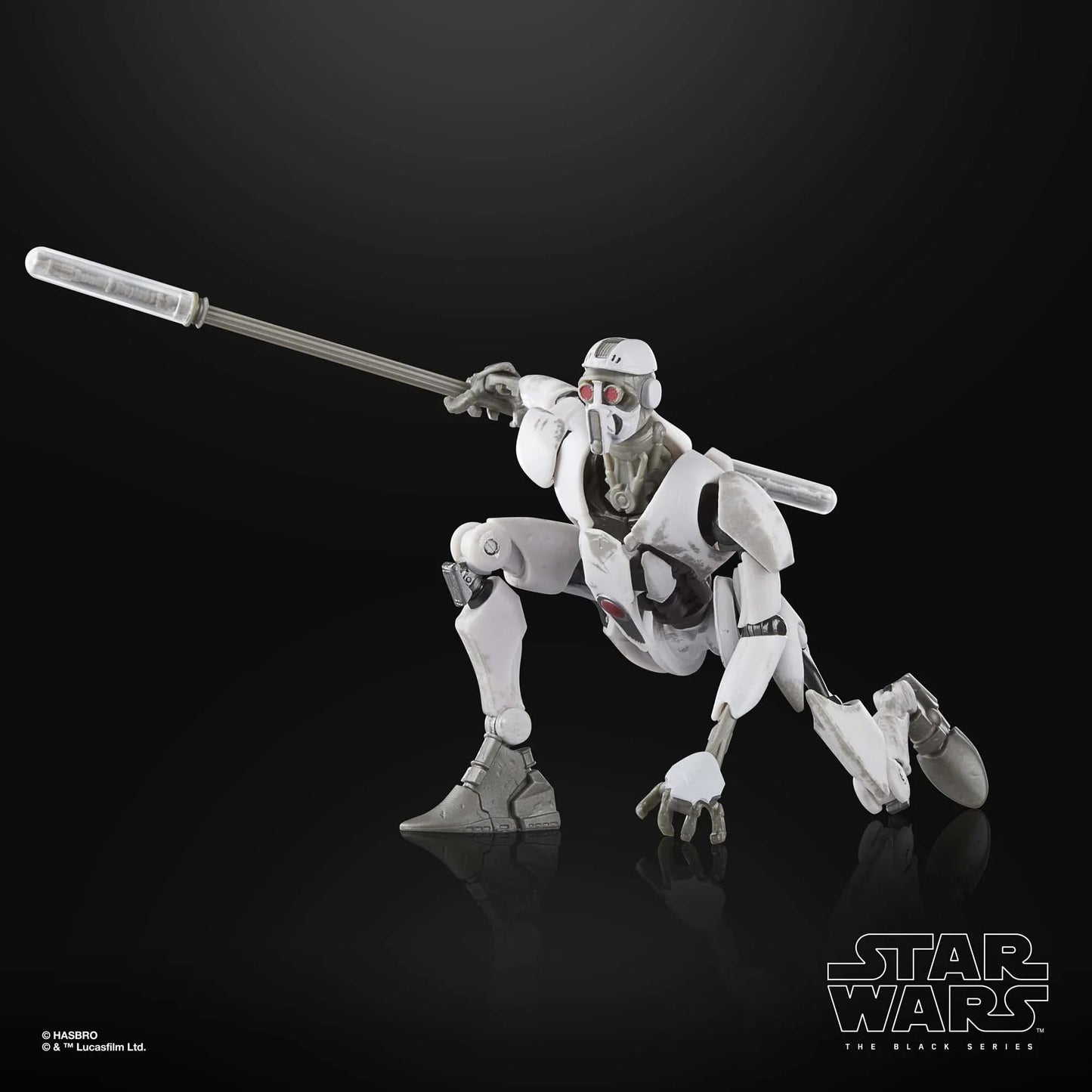 フィギュア Star Wars The Clone Wars MagnaGuard Black Series Hasbro 高品質 可動ポイント プレミアムディテール 精巧再現 6インチ 約15cm コレクティブル 電撃武器 エレクトロスタッフ IG-100 バトルドロイド クローン戦争 特殊作戦