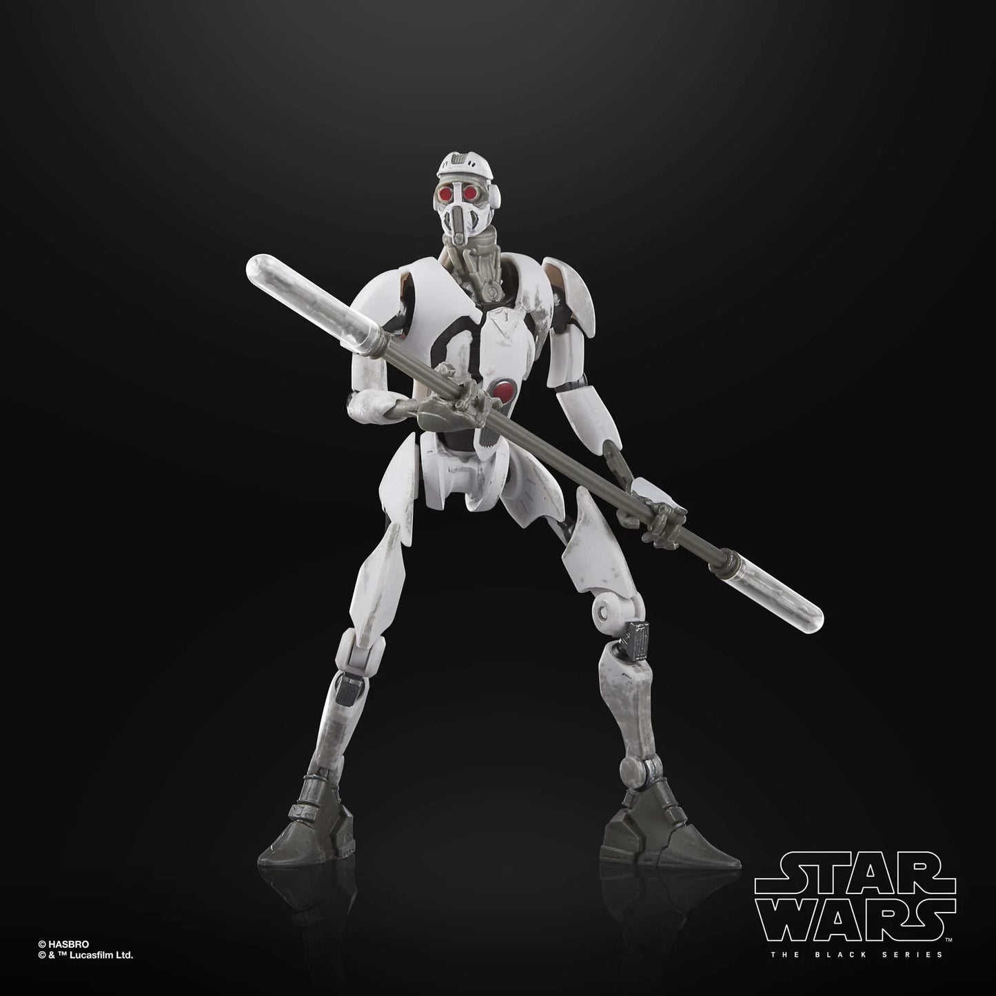 フィギュア Star Wars The Clone Wars MagnaGuard Black Series Hasbro 高品質 可動ポイント プレミアムディテール 精巧再現 6インチ 約15cm コレクティブル 電撃武器 エレクトロスタッフ IG-100 バトルドロイド クローン戦争 特殊作戦