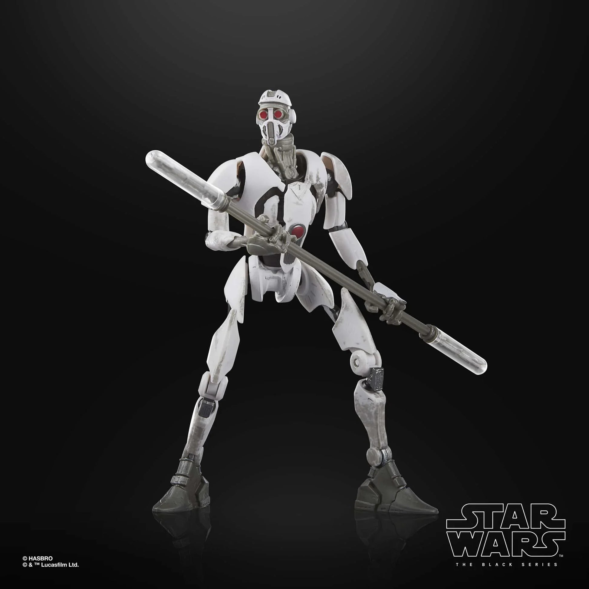 フィギュア Star Wars The Clone Wars MagnaGuard Black Series Hasbro 高品質 可動ポイント プレミアムディテール 精巧再現 6インチ 約15cm コレクティブル 電撃武器 エレクトロスタッフ IG-100 バトルドロイド クローン戦争 特殊作戦