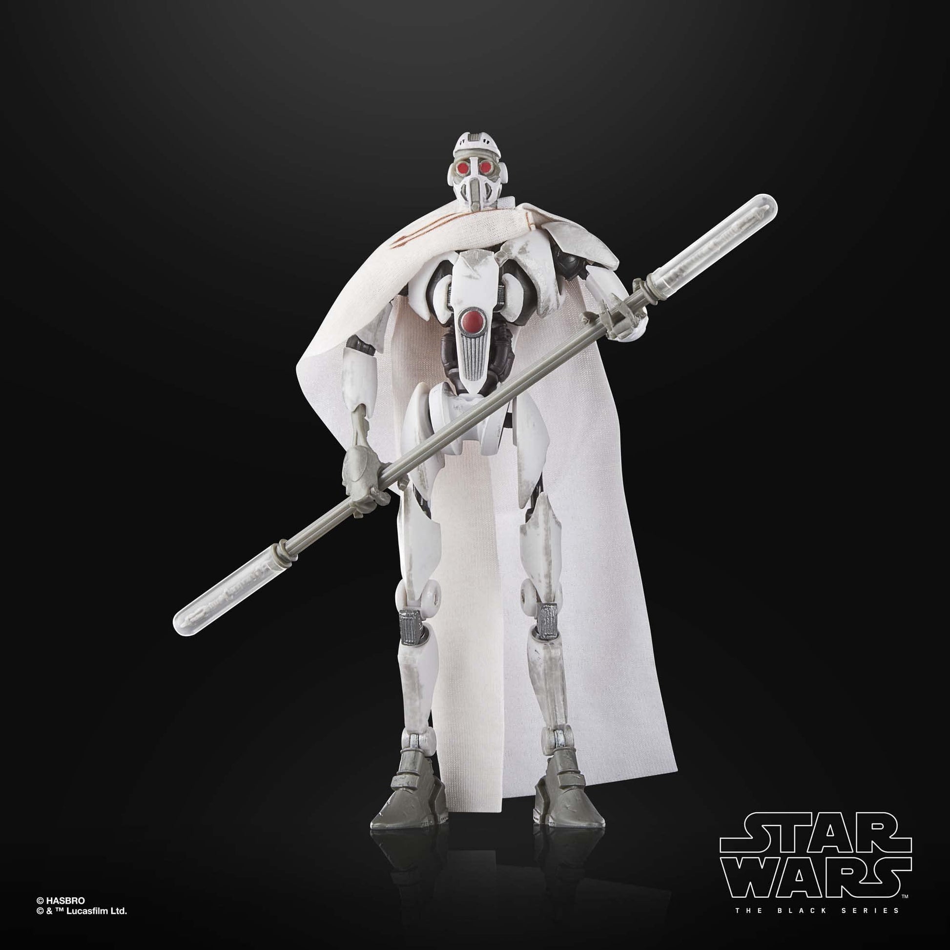 フィギュア Star Wars The Clone Wars MagnaGuard Black Series Hasbro 高品質 可動ポイント プレミアムディテール 精巧再現 6インチ 約15cm コレクティブル 電撃武器 エレクトロスタッフ IG-100 バトルドロイド クローン戦争 特殊作戦