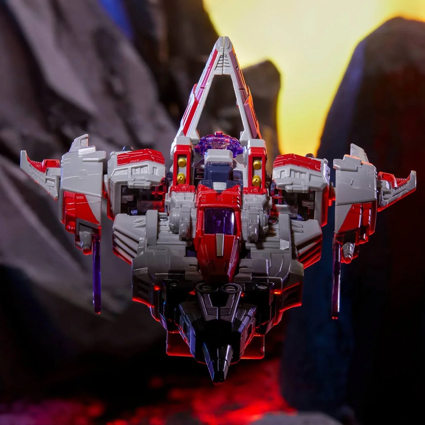 アクションフィギュア TRANSFORMERS Legacy United Voyager Class サイバトロン ユニバース スタースクリーム ブラスター サイバーキー 4ジェットウィング 26ステップ変形 17.7cm アーティキュレーション対応