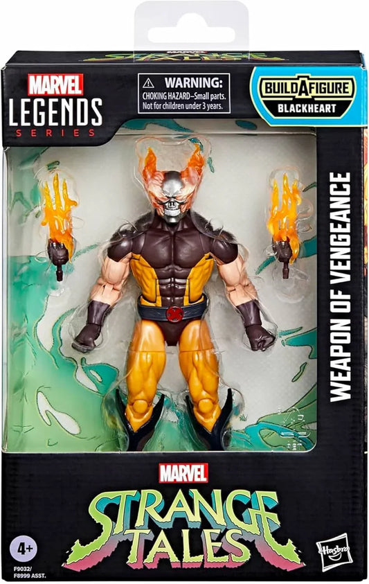 フィギュア Marvel Legends Series Weapon of Vengeance ヘルヴァリン アクションフィギュア ハズブロ マーベルコミックス 復讐の鉤爪 鉄骨アダマンチウム 15cm可動ポイント20以上 炎エフェクト 精巧彩色 交換用ハンドパーツ付 並行輸入品