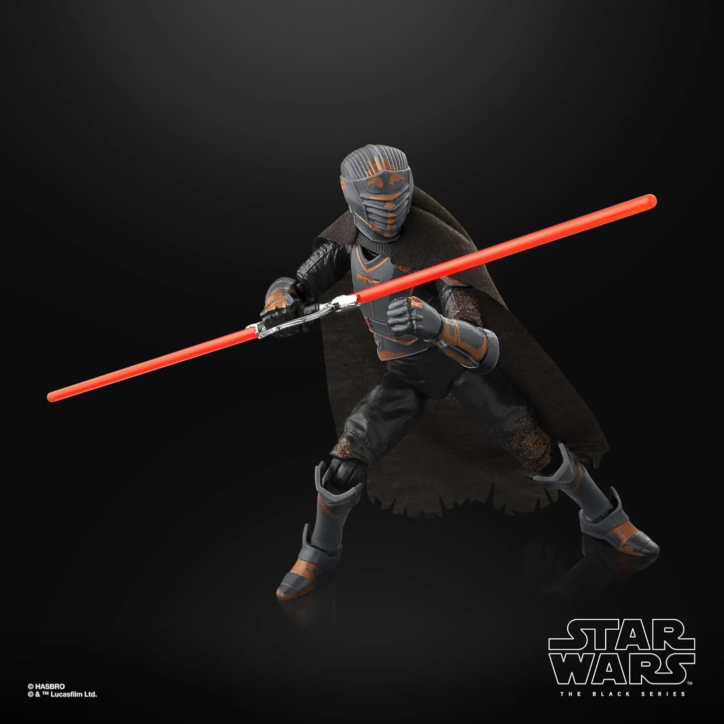 フィギュア Star Wars Ahsoka Marrok Black Series Hasbro プレミアムディテール 複数アーティキュレーション 6インチサイズ コレクティブル フォース使い 戦士 黒マスク 防具 赤ライトセーバー ユニークキャラクター