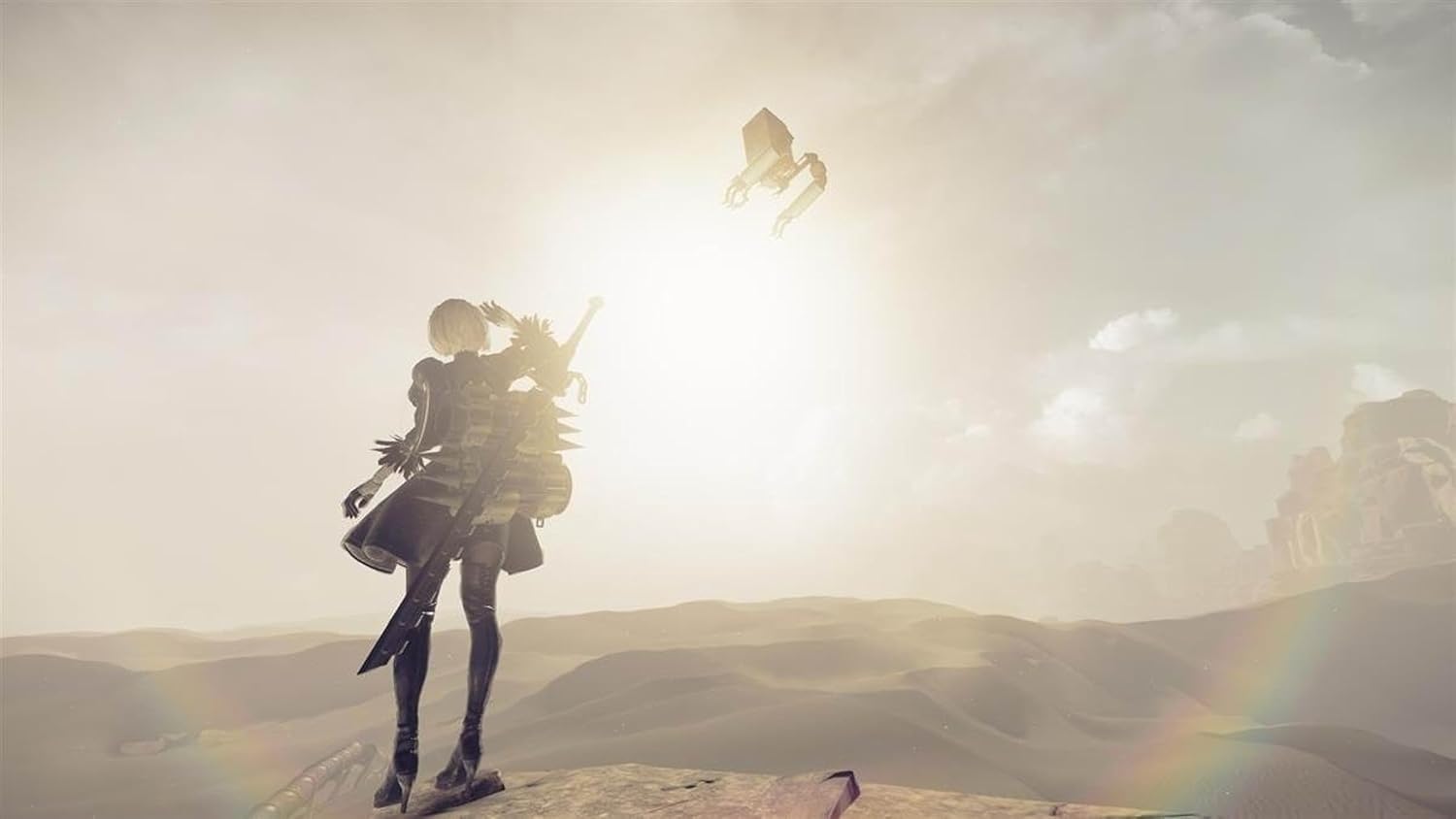 アクションRPG NieR Automata Game Of The YoRHa Edition スクウェアエニックス プラチナゲームズ コラボ ポストアポカリプス 世界観 シームレスゲームプレイ 多様武器 カスタマイズ 戦闘スタイル ヨルハ部隊 主人公2B 9S A2 高評価