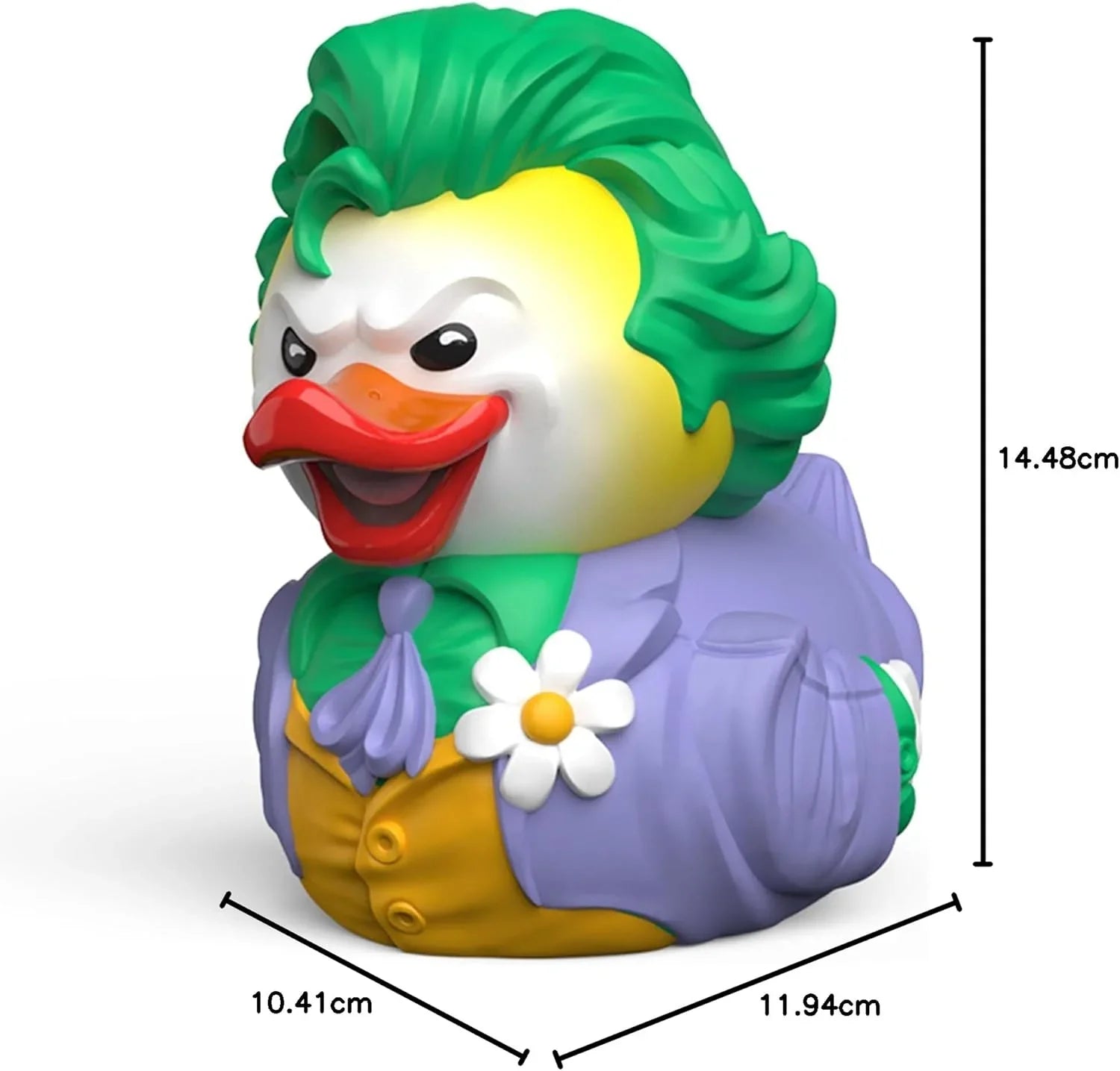 フィギュア TUBBZ ボックスエディション DCコミックス ジョーカー コスプレラバーダック ビニールフィギュア 高品質 PVC素材 緑色の髪 鮮やかなスーツ 襟元の花 ユニークなコレクティブルフィギュア ナムスカル