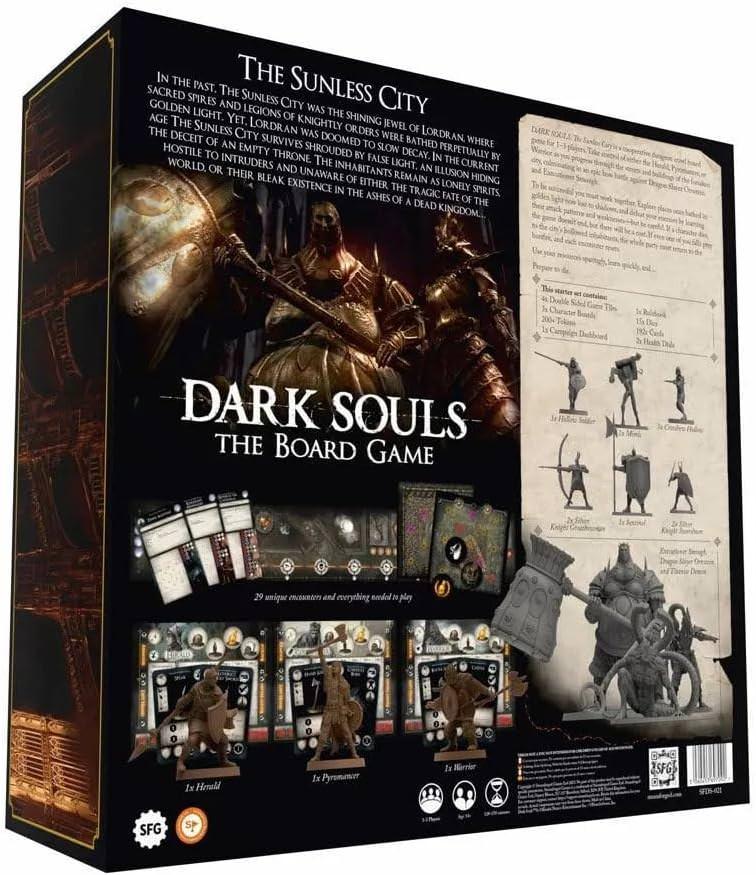 ボードゲーム Dark Souls The Board Game The Sunless City Steamforged Games 協力型ダンジョン探索 15体精巧ミニチュア 老舗ブランド戦略的リソース管理 英語版 1から3人対応 プレイ時間一から二時間