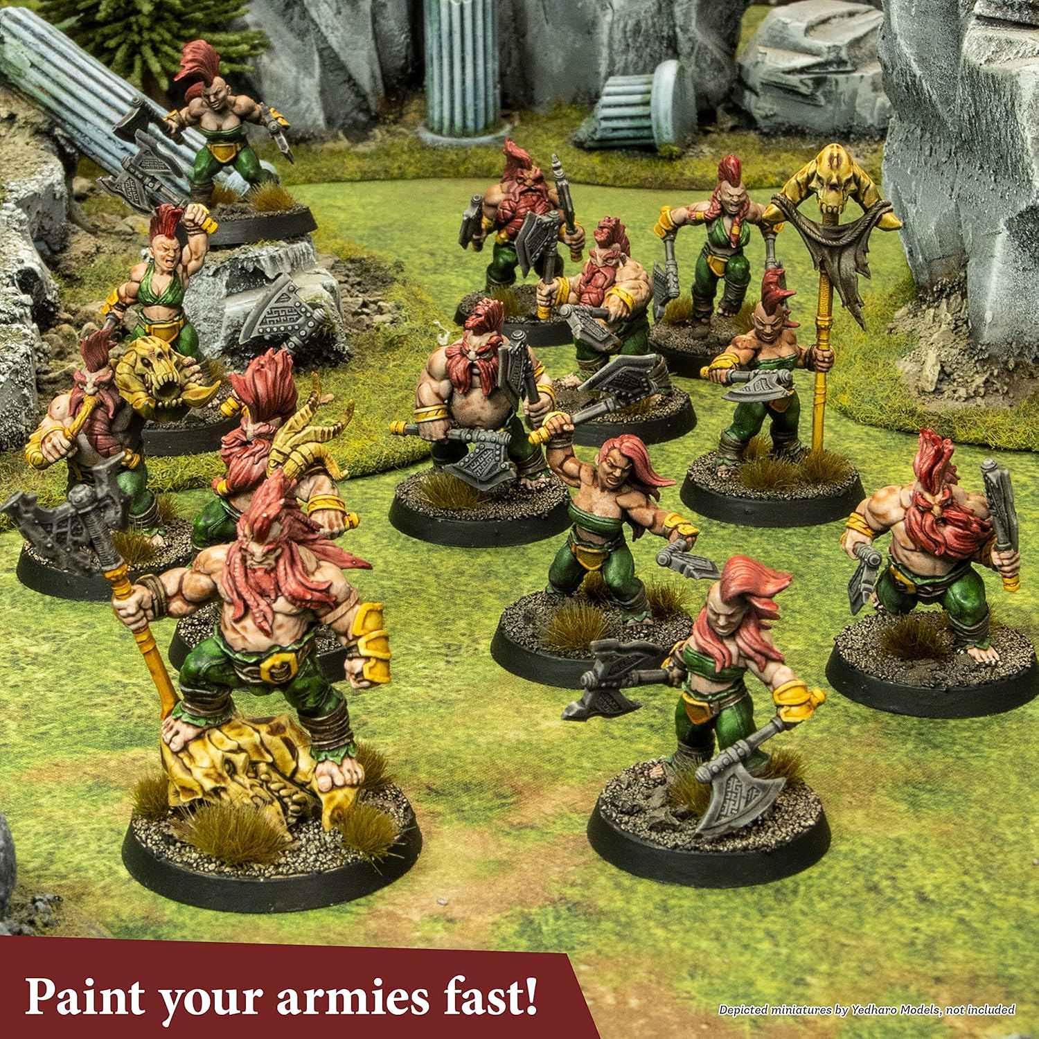 ミニチュアペイント The Army Painter Speedpaint Mega Set 2.0 革新的一度塗り技術搭載 46色メタリック3色含む50本セット 高品質塗料均一混合ステンレス混合ボール採用 ミニチュアホビー向け次世代塗装革命的ソリューション