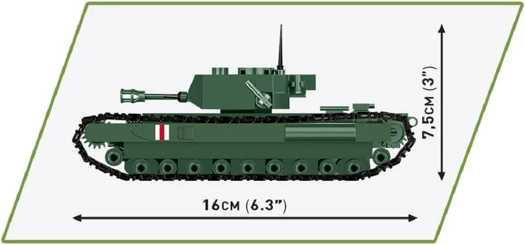 ミリタリー ブロック チャーチル MK.IV 戦車 COBI 精巧組立キット 505ピース 高品質素材 可動砲塔 開閉ハッチ 忠実再現 第二次世界大戦 英国歩兵戦車 頑丈装甲 履帯特徴 歴史学習 空間認識 創造性育成 8歳以上 大人向け コレクター