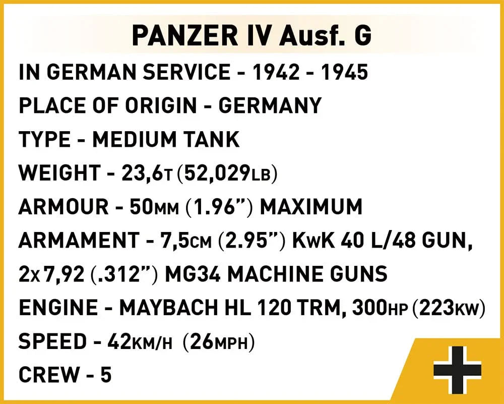 ブロック組立セット Company of Heroes 3 Panzer IV Ausf. G COBI 公式ライセンス 第二次世界大戦モデル 1対35スケール 履帯可動 砲塔回転 ハッチ開閉 高精度フィギュア付属 戦車遊べる構造 精密プリント歴史再現 コレクター向け