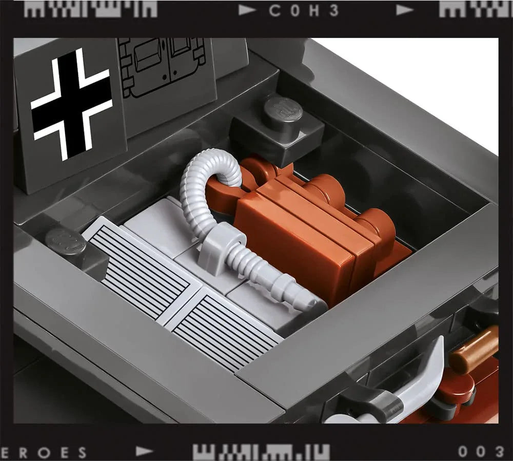 ブロック組立セット Company of Heroes 3 Panzer IV Ausf. G COBI 公式ライセンス 第二次世界大戦モデル 1対35スケール 履帯可動 砲塔回転 ハッチ開閉 高精度フィギュア付属 戦車遊べる構造 精密プリント歴史再現 コレクター向け