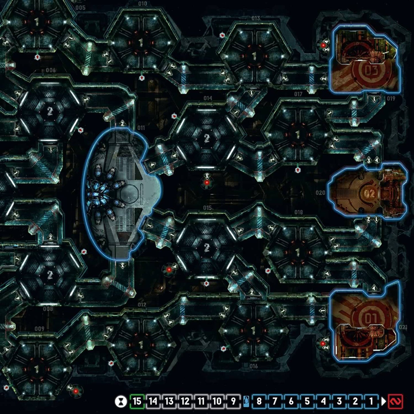 SFサバイバルホラーボードゲーム Nemesis ネメシス Rebel社 宇宙船 エイリアン イントルーダー 半協力型 1-5人 14歳以上 60-180分 モジュール式 ミニチュア 英語 コールドスリープ ハイパースリープ 地球帰還