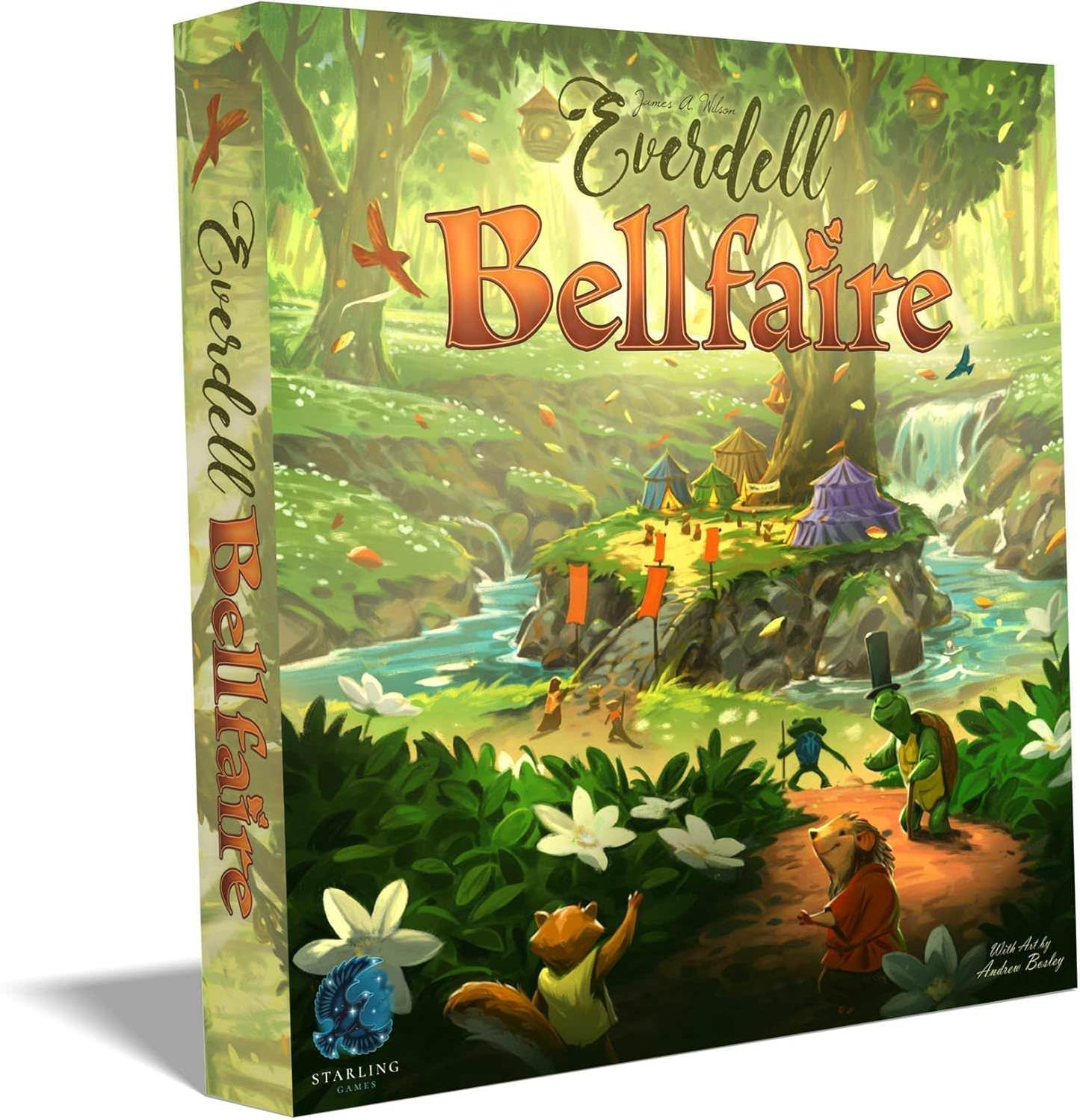 ボードゲーム Everdell Bellfaire Everdell モジュール式拡張セット 森の世界拡張 プレイヤーパワー追加 5ー6人対応 回転マーケット戦略 ガーランド賞 新キャラクターイベント フラワーフェスティバル 美しいアートワーク
