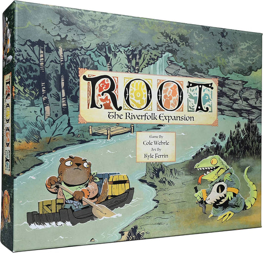 ボードゲーム ルート リバーフォーク拡張 Root The Riverfolk Expansion Leder Games 非対称型戦略 森の支配 1人から6人 60分から90分 ソロプレイ協力プレイ 新派閥カワウソトカゲ エリアコントロール ハンドマネジメント