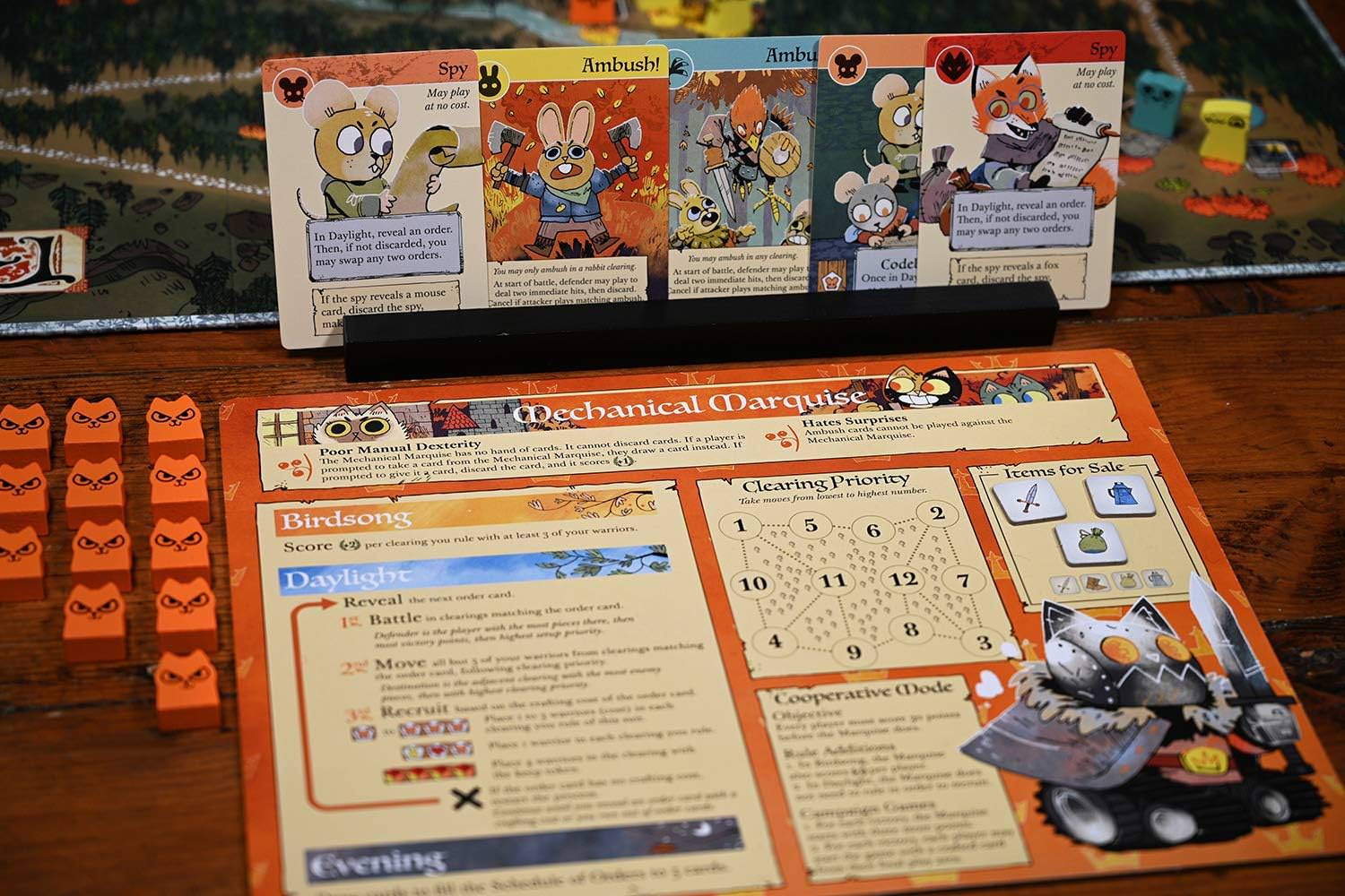 ボードゲーム ルート リバーフォーク拡張 Root The Riverfolk Expansion Leder Games 非対称型戦略 森の支配 1人から6人 60分から90分 ソロプレイ協力プレイ 新派閥カワウソトカゲ エリアコントロール ハンドマネジメント