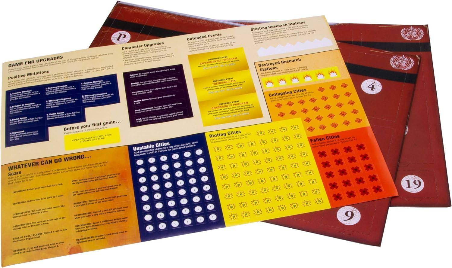 ボードゲーム Pandemic Legacy Season 1 Red パンデミック 世界的な人気協力型キャンペーンゲーム ブランド 専門家チーム 疫病対策 世界各地移動研究ステーション建設治療開発 非常に高い没入感