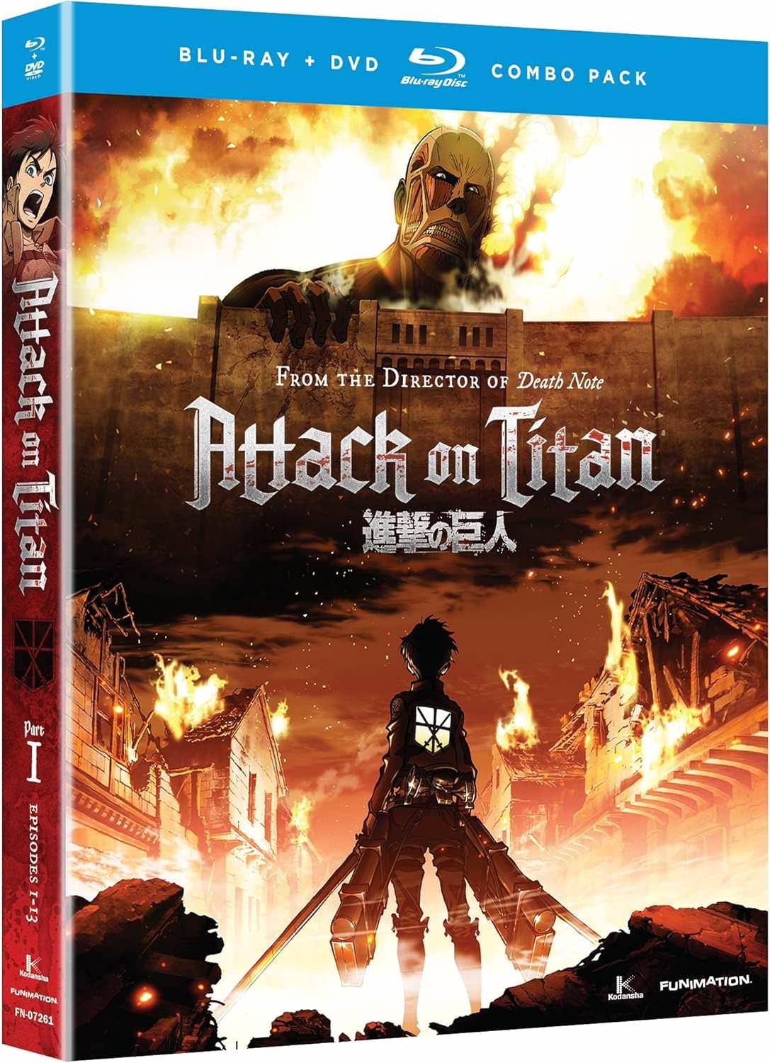 ブルーレイ DVD 進撃の巨人 Part 1 荒木哲郎監督 Wit Studio 巨人との戦い 人類の存亡をかけた壮大な物語 訓練兵団 エレン ミカサ アルミン 迫力ある映像と深いテーマ性 高画質収録 壮絶な戦いを描くアニメ傑作 Blu-ray  DVD