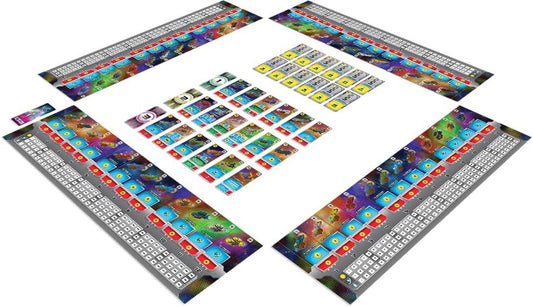 ボードゲーム Space Base 宇宙艦隊戦略ゲーム Field Manual 銀河舞台 小型艦隊指揮 ダイス振る全員報酬 多彩な戦略 エンジン構築 チャージ能力 ターン収入拡大 コマンドコンソール多数 交易採掘 空母勢力拡大 植民地設立 英語版 日本語説明書なし