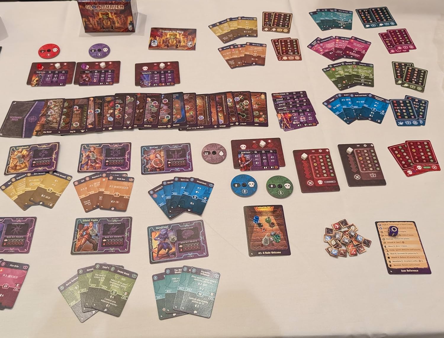 ボードゲーム グルームヘイヴン ボタン&バグズ Gloomhaven Buttons Bugs Cephalofair Games ソロプレイ専用 キャンペーンゲーム 戦略的 ダンジョンアドベンチャー 戦闘パズル シナリオカード 1枚 キャラクター成長