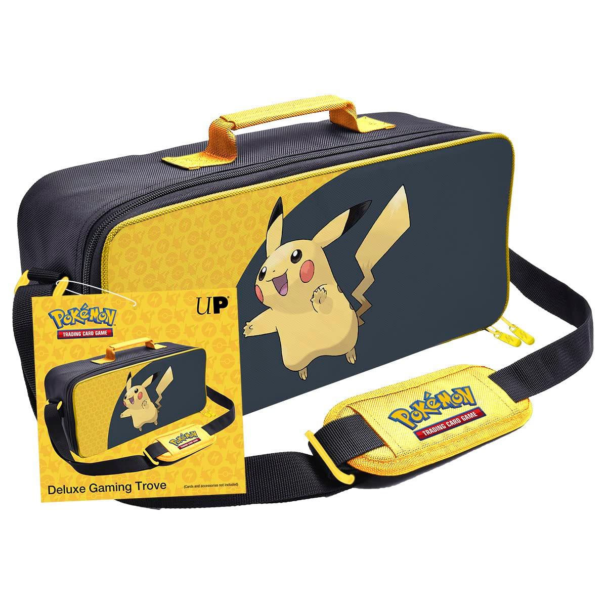 キャリングケース ポケモンカードゲーム Sac Valise de Luxe Pokemon Pikachu Ultra Pro デラックス 収納力5モジュール式インサート対応 耐久性高い生地 使用 肩負担軽減調節可能ショルダーストラップ付き 大会対戦向け便利アイテム