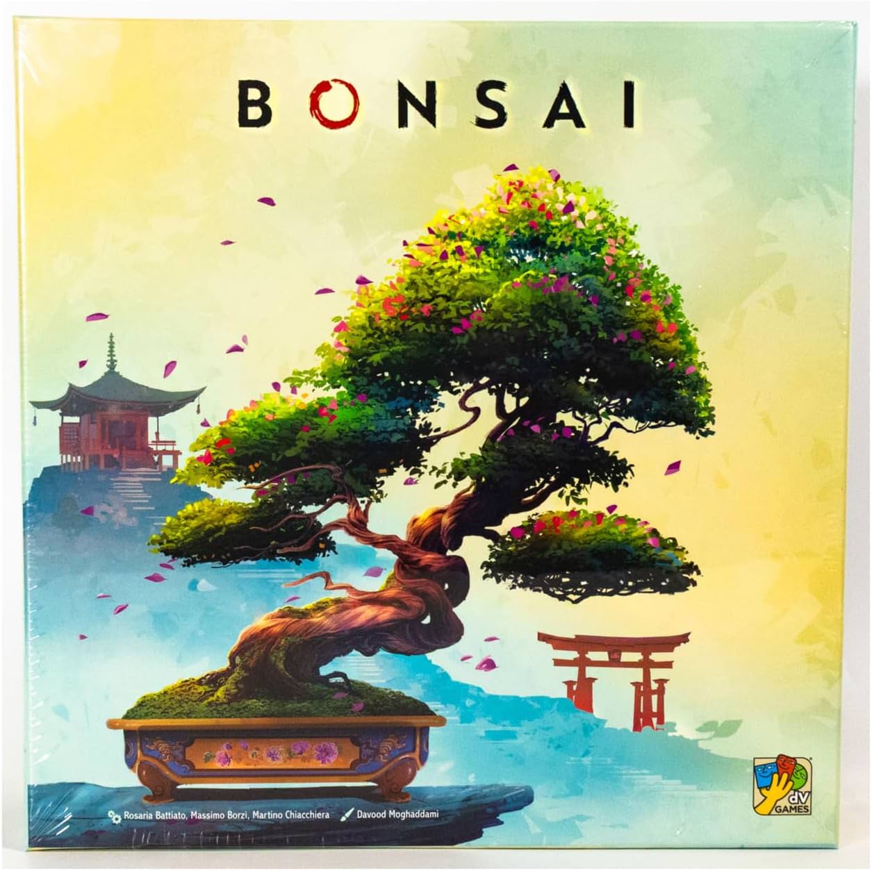 ボードゲーム タイル配置戦略 Bonsai 盆栽 DV Games 日本伝統美意識現代ゲームデザイン融合 瞑想栽培アクションシステム 1-4人用 40分 ソロプレイ対応 ヘックスタイル配置育成 木材葉花果実成長ルール