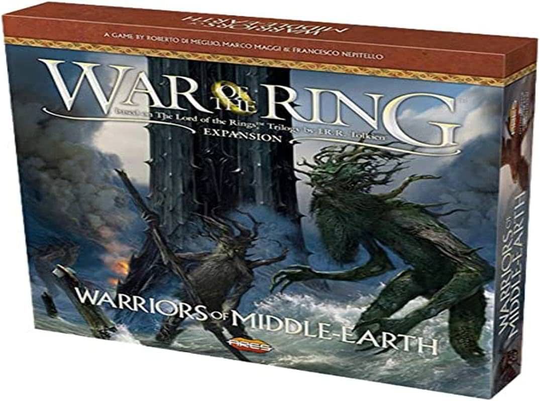 ボードゲーム ウォー・オブ・ザ・リング 中つ国の戦士たち War of The Ring Warriors of Middle-Earth 拡張セット Ares Games 派閥ダイス 48体フィギュア ウォーゲーム ファンタジー 2-4人用 13歳