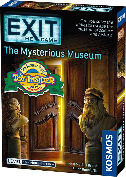 脱出ゲーム EXIT The Mysterious Museum エグジット ザ ミステリアス ミュージアム Thames Kosmos 協力型 謎解き パズル アドベンチャー レオナルド ダ ヴィンチ タイムマシン フィレンツェ 自然史 博物館 デコーダー